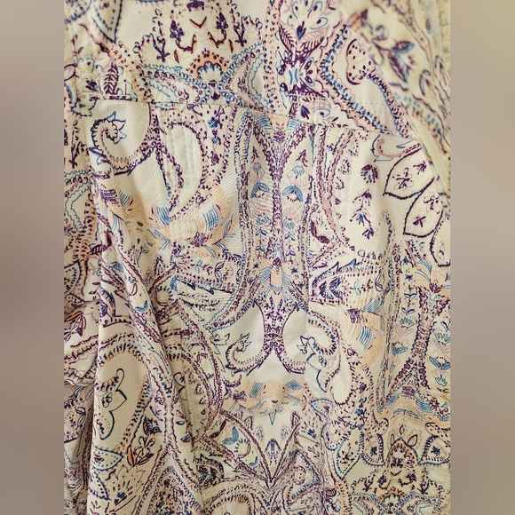 Chico's Women's Purple Paisley Jacket Sz 20/22 - Picture 3 of 5